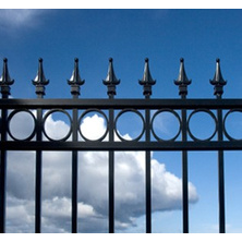 Factory Outlet High Quality Powder Coated Steel Picket Fence