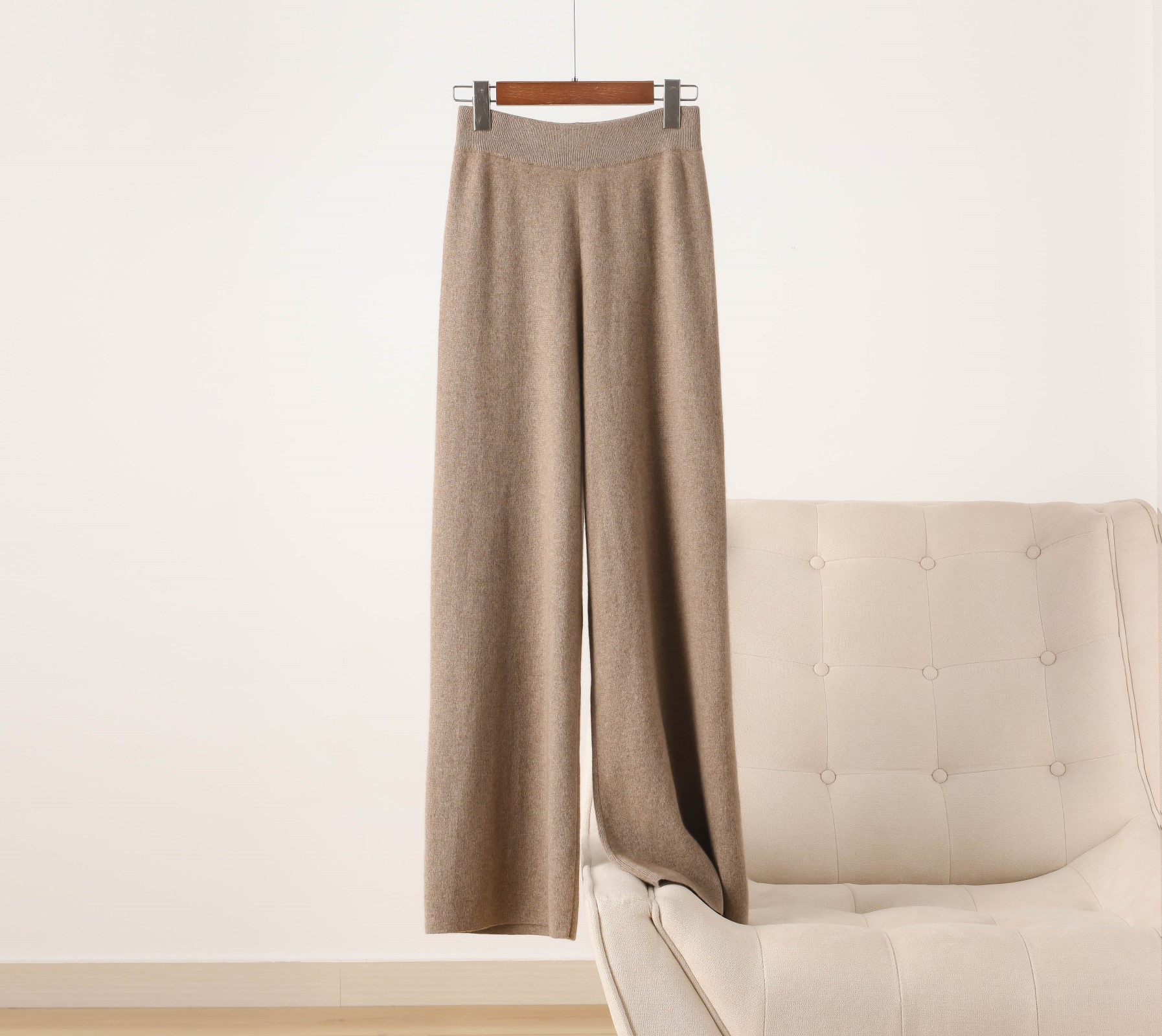 Cashmere Wide leg pants