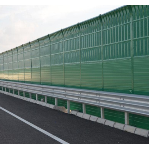 Highway noise barrier panel walls sound barrier fence