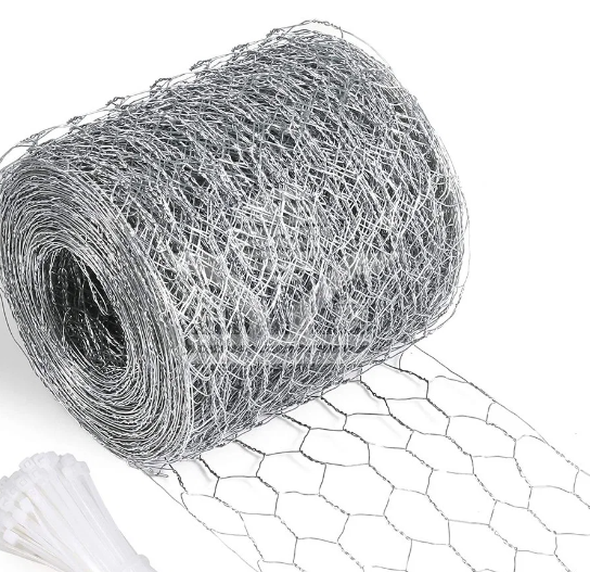 0.3mm-3mm Diameter Galvanized Hexagonal Wire Mesh