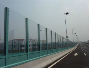 Aluminum Noise Barrier Fences PMMA Highway Noise Reduction Barriers