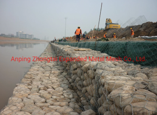 Galvanized Coated Flood Stone Gabion Box Price Gabion Mesh