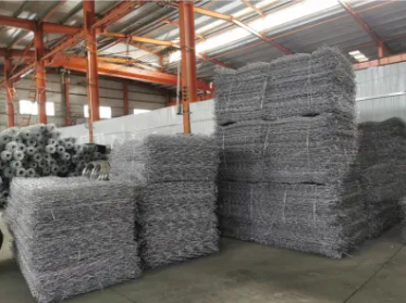 PVC Coated Galvanized Hexagonal Gabion Basket Wall Gabion Box