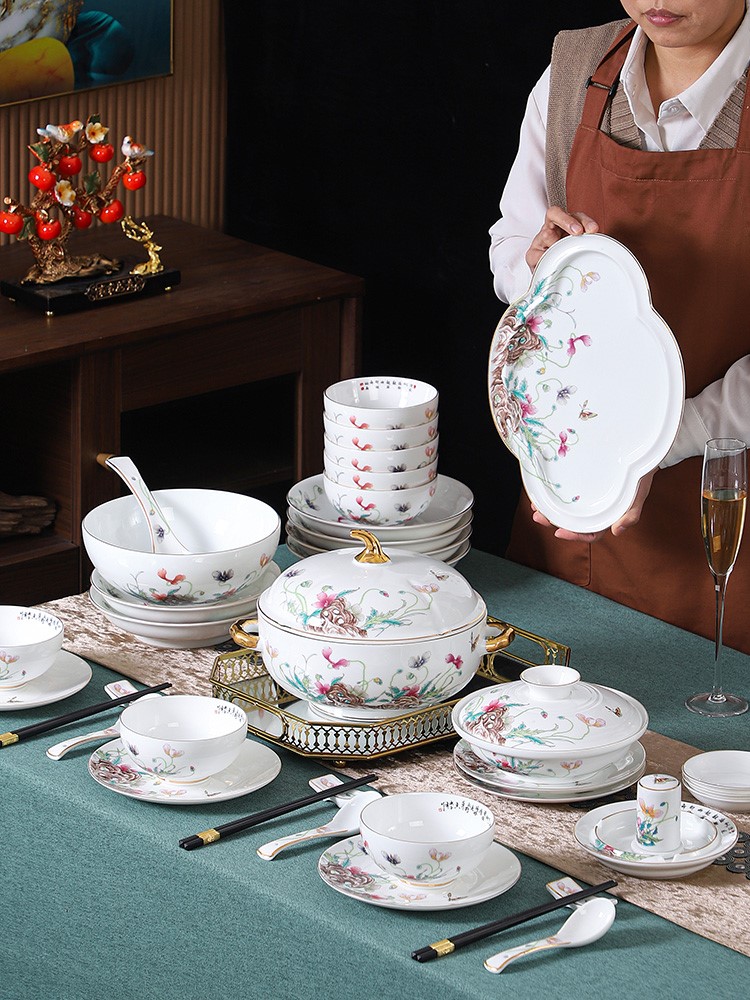 Poppy tableware set