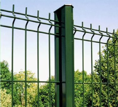 PVC Coated Welded Mesh Fence/ Green Welded Fence Panels