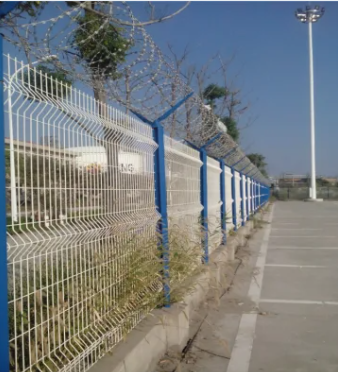 High Quality 3D Curved Welded Wire Mesh Panel Fence