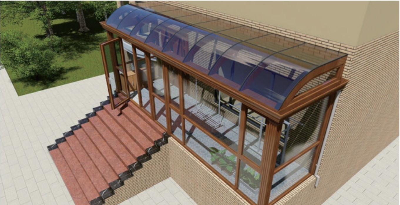 REINFORCED ALUMINUM SUNROOM SUN ROOM WINTER GARDEN Ruiting 01