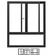 ALUMINUM INNER HUNG SLIDING WINDOW M85