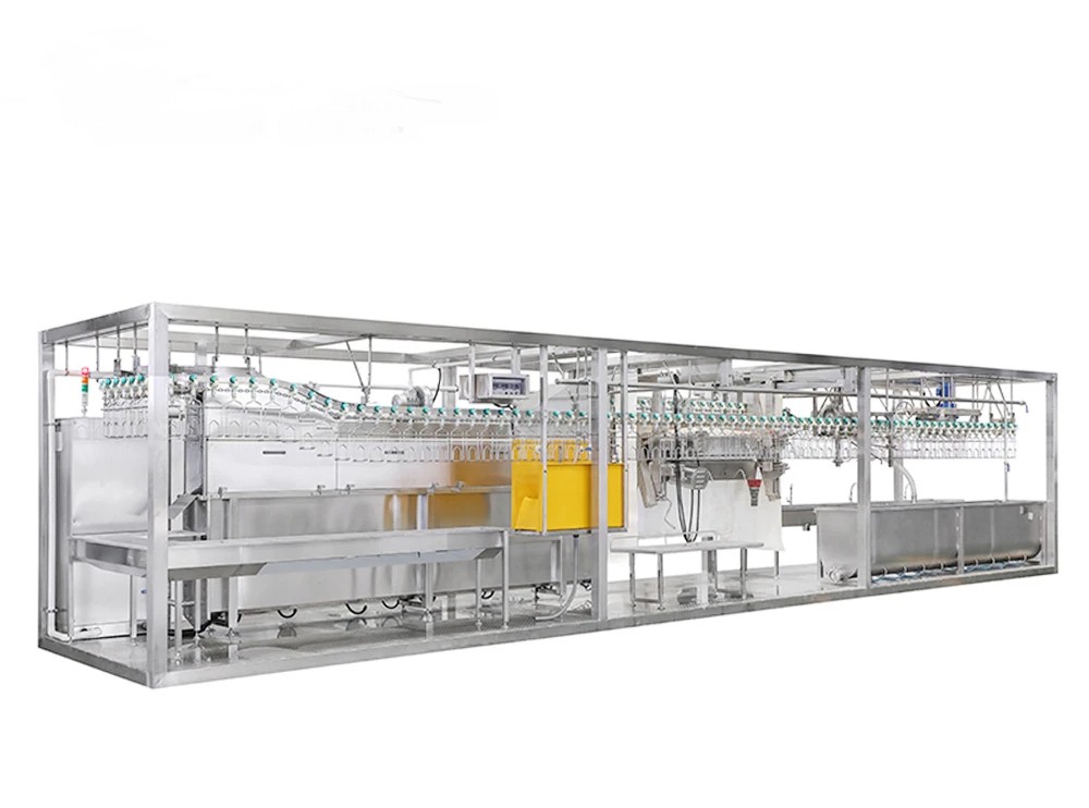 Poultry Abattoir Mobile Slaughter House Chicken Processing Line