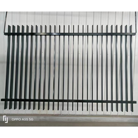 Outdoor Yard Decorative Fence Railing Panels No Dig Metal Fence