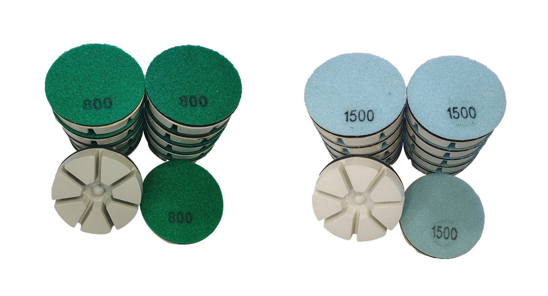 brilliant series 3 inch diamond dry polishing pads for concrete floor