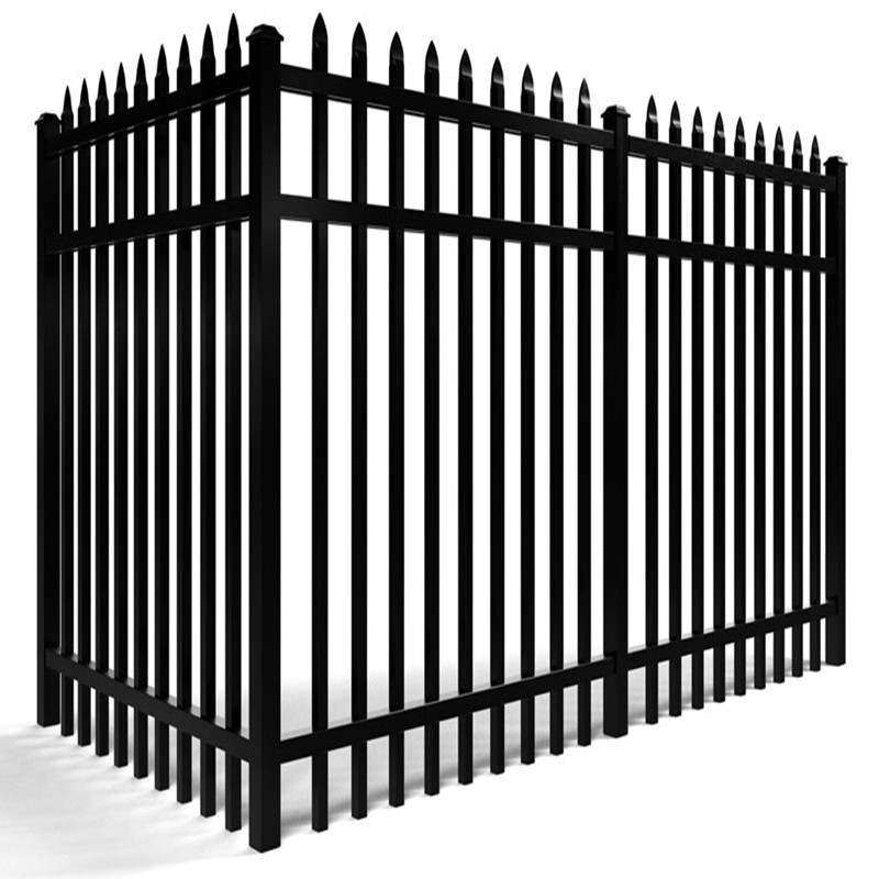 Garden Fence Metal Picket Ornamental Steel Fence Wrought Iron Fence