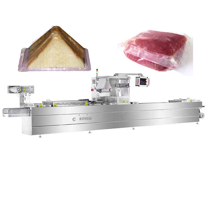 vacuum skin thermoforming packaging machine for fish fillet