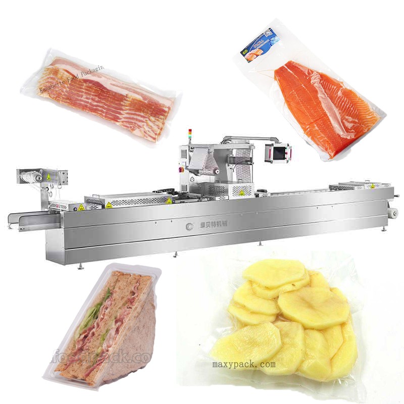 sandwich vacuum packing machine vacuum thermoforming packaging machine