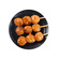 Grilled chicken balls on skewers
