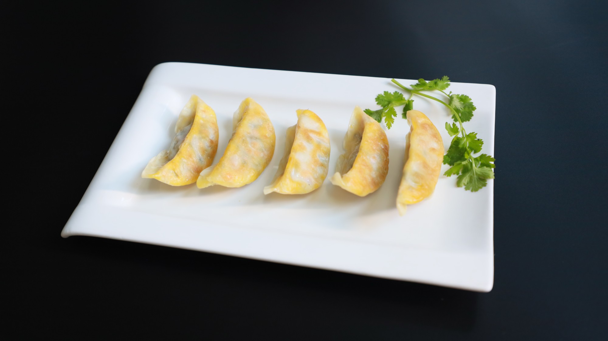 Kimchi dumplings