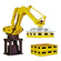Bag Stacking Automatic Plastic Box Palletizing Robot Palletizer Machine