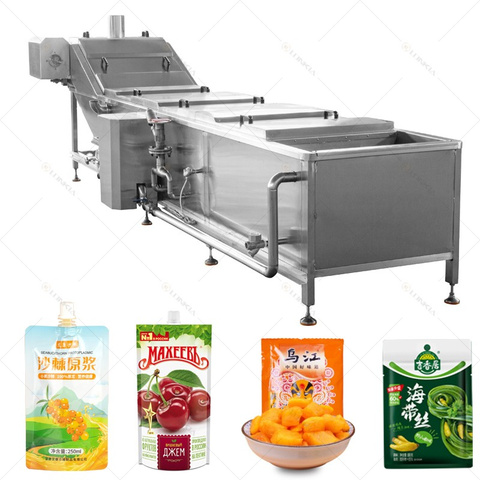 Lonkia Fruits Vegetables Carrots Pasteurization Line Blancher Machine