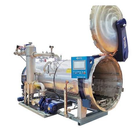High temperature 121 food grade horizontal sterilizer retort autoclave