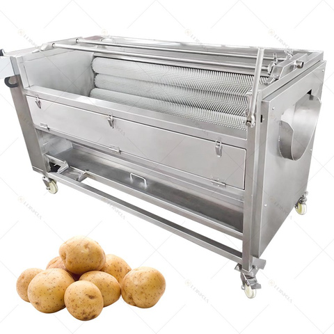 Ginger Garlic Washer Automatic Cassava Potato Peeling Machine for Sale