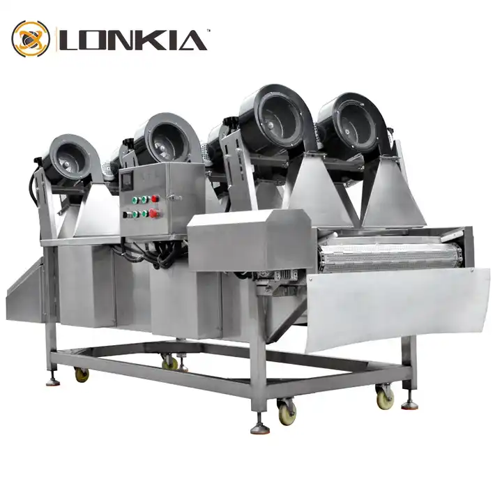 LONKIA Industrial Flip type water removal air dryer for vegetable 