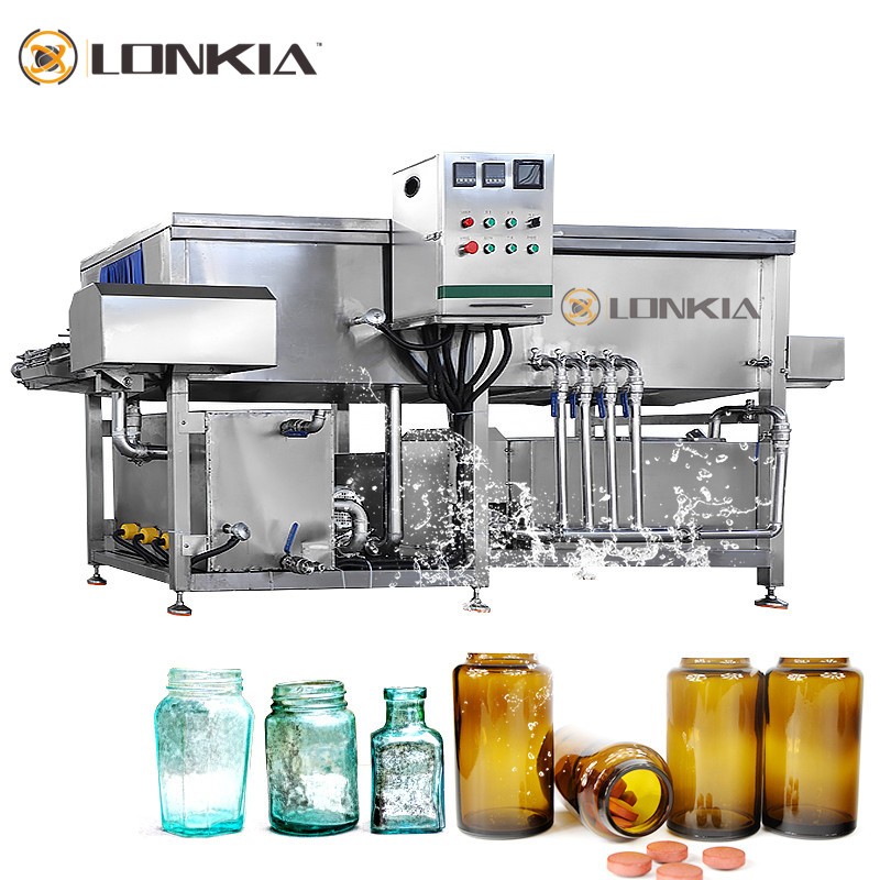 Lonkia brand Glass Jar Plastic Bottle Can Washing Drying Machine