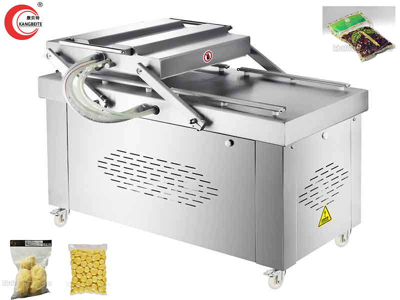 Automatic double chamber vacuum packing machine