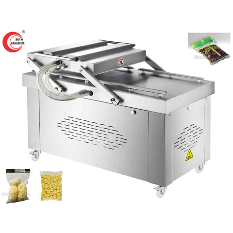 Automatic double chamber vacuum packing machine