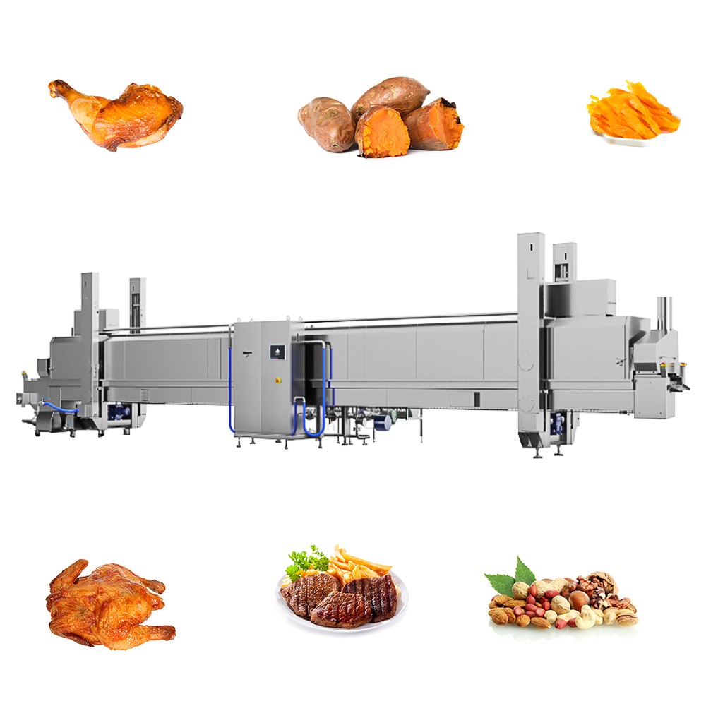 Commercial Bake Chips Tartshell Cereals Convection Conveyor Tunnel Oven