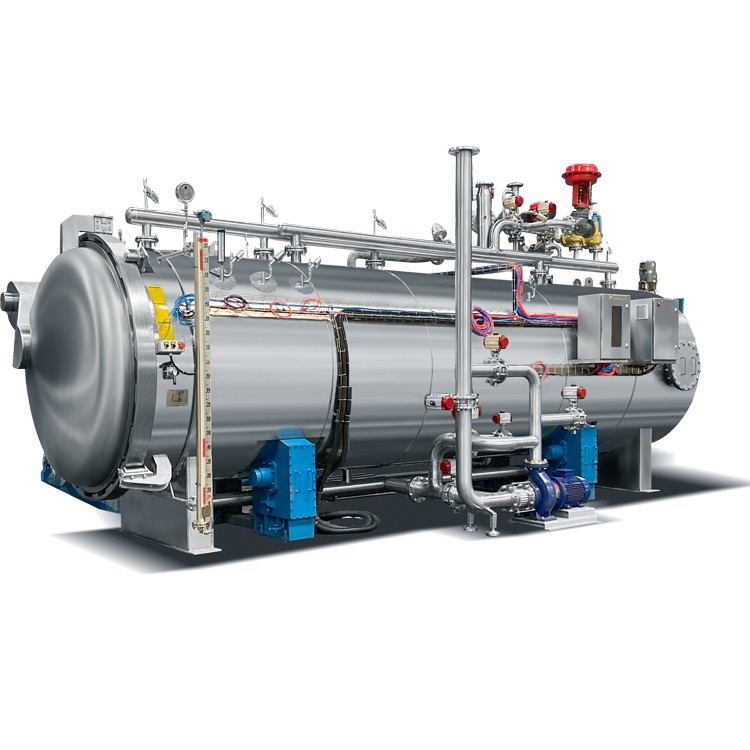 DTS Canned Porridge Rotary Water Immersion Retort Autoclave Machine 