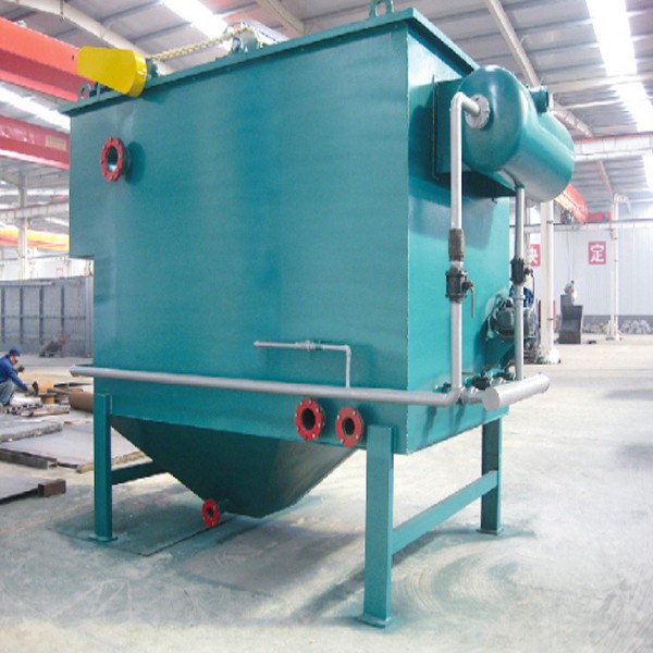 Horizontal flow air flotation sedimentation machine