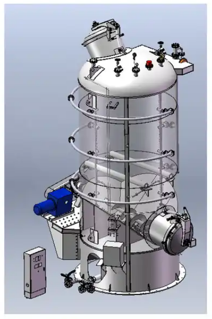 Industrial vertical carbon steel palm fruit sterilizer