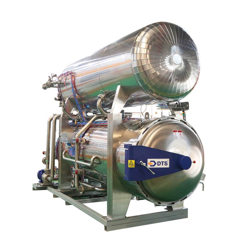 Water Immersion Retort Sterilizer for Aluminum Pouch Meat Sterilization