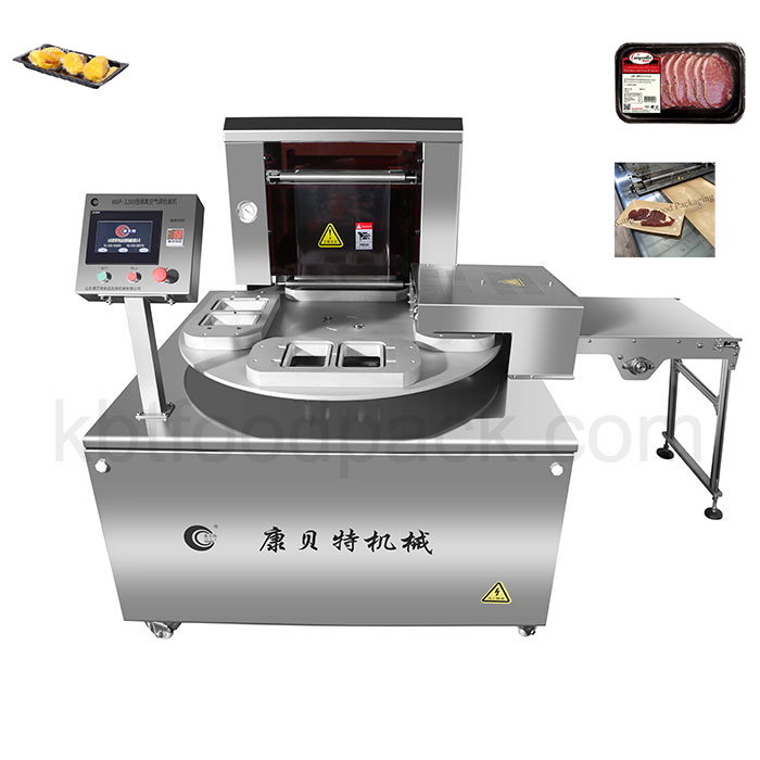 Rotaty Skin packaging machine fish seafood