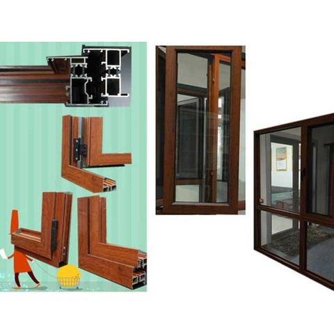 Extruded Aluminum Profiles for window and door 