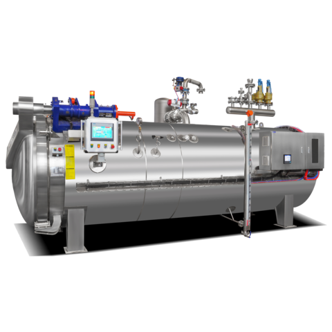 Steam and Air Pouch Sausage Retort Machine Tin Can Meat Sterilization 