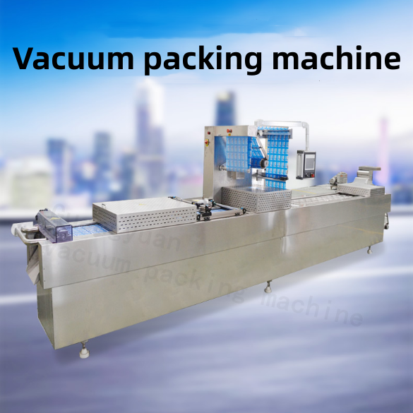 Vegetable and fruit thermoforming vacuum packaging machine