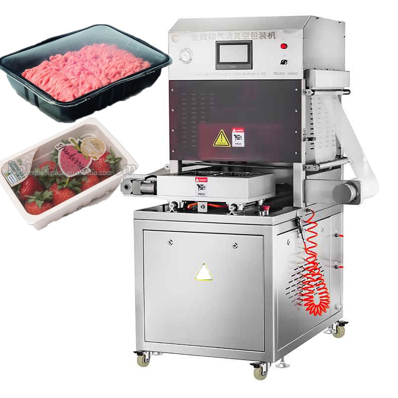 continous food box vacuum pack machine heavy duty  vacuum sealer machine