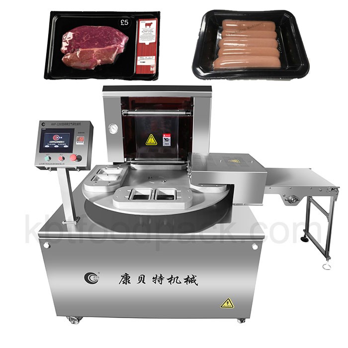  vacuum sealer continuous chicken meat packaging machine