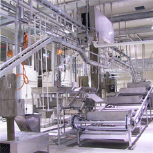Commercial fully automatic cattle slaughtering assembly line equipment