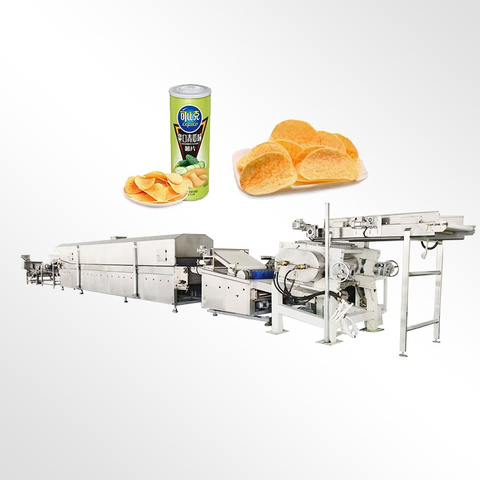 TCA small scale pringles potato chips complete production line machine
