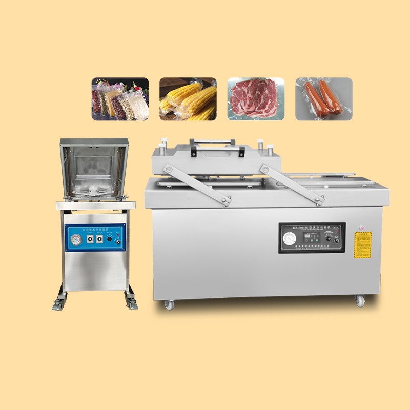 TCA food meat and fish continuous vacuum packaging machine