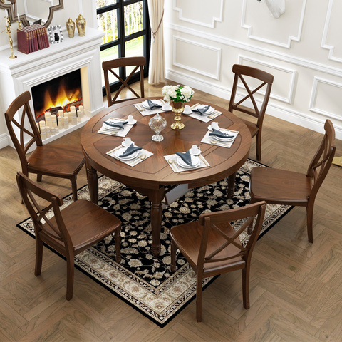 American-style Telescopic table A single table