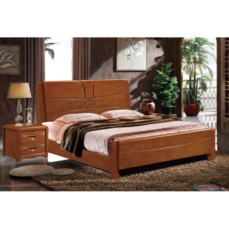 Solide wood,Double bed