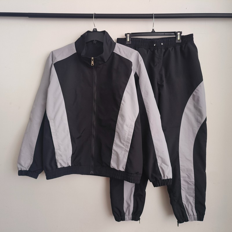 spring nylon tracksuit manufacturers custom polyester fabric tracksuits 