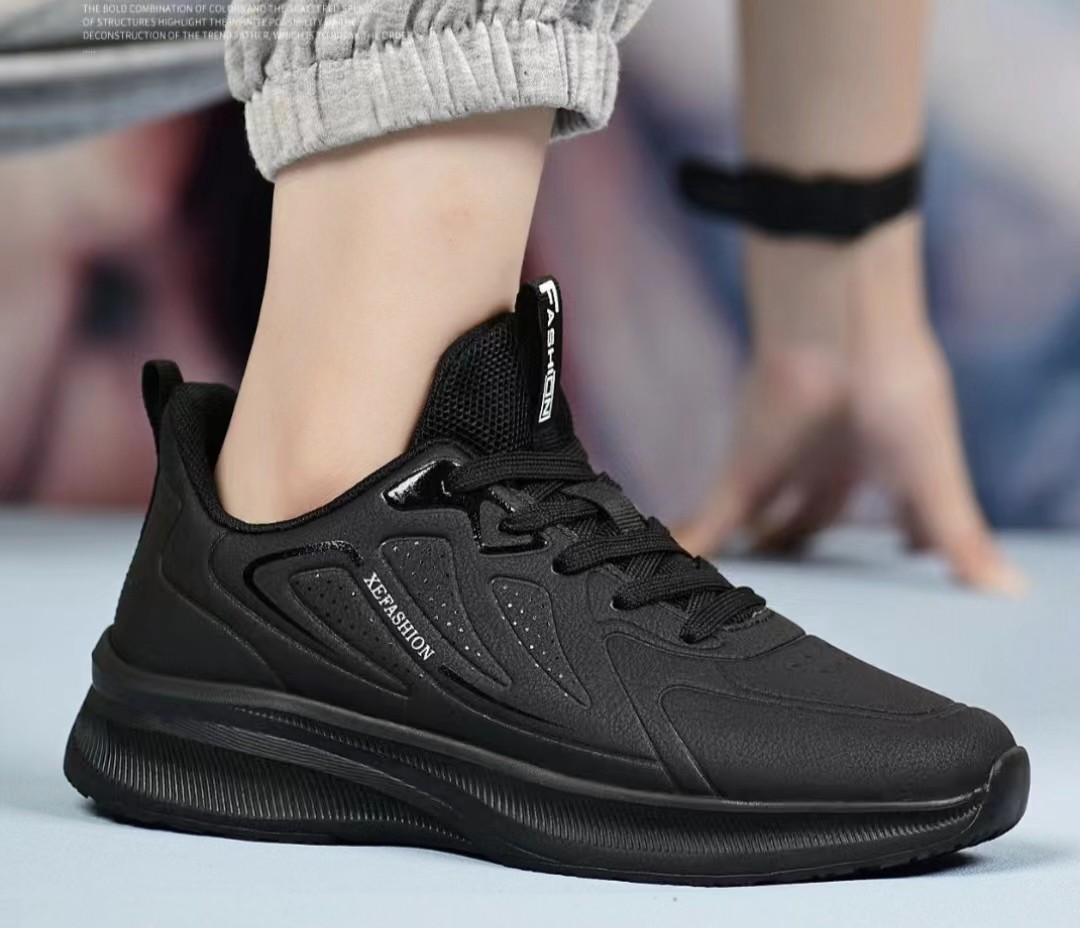 Black women shoes sweat-absorbing fatigue-reducing shock-absorbing