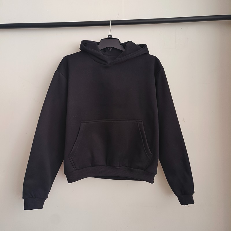 custom plus size cropped unisex oversized men's hoodies & sweatshirts 