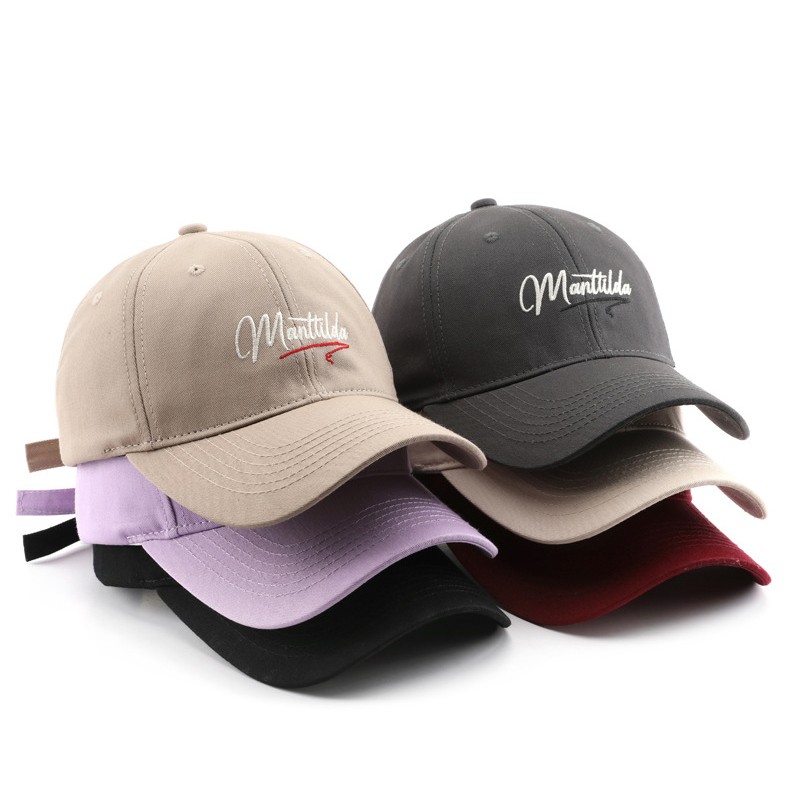 Wholesale Unisex Adjustable Cotton Custom Embroidery Logo Baseball Cap 