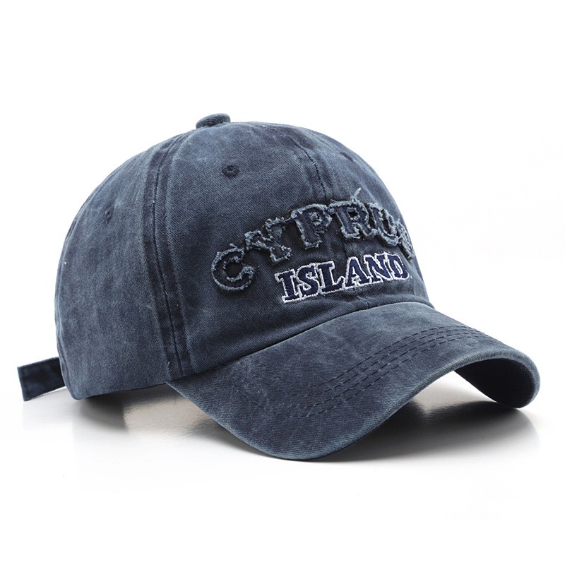 Wholesale Custom Embroidery Logo Cotton Washed Baseball Cap Hats