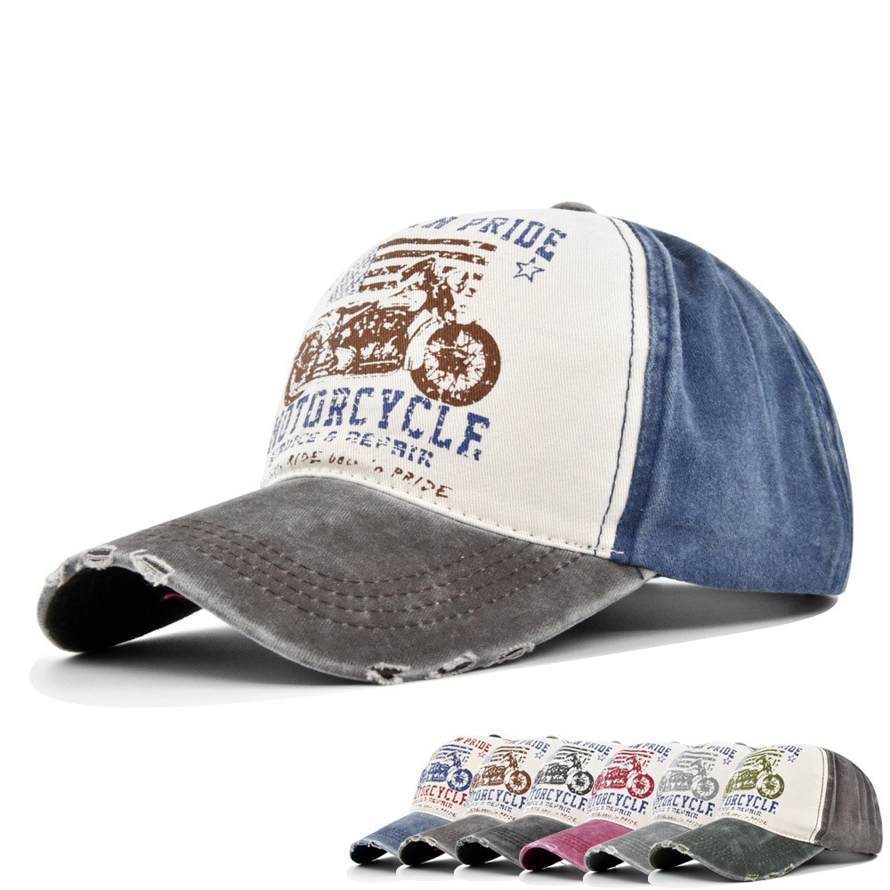 Wholesale Cotton Washed Distressed Baseball Cap Hats